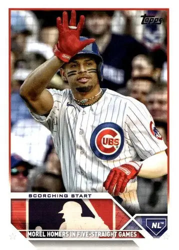 2023 Topps Update Series #US41 Christopher Morel NM Near Mint Cubs Seas ID:65652 - Baseball Card Single