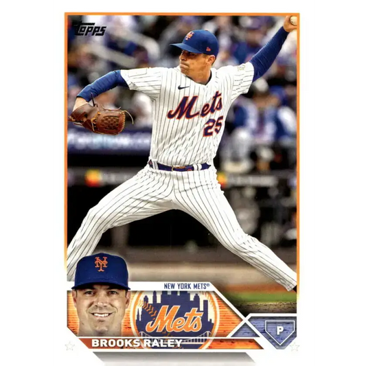 2023 Topps Update Series #US43 Brooks Raley NM-MT New York Mets Baseball Card - Baseball Card Single