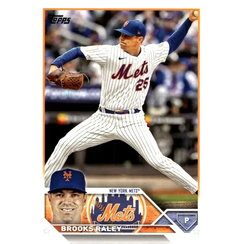 2023 Topps Update Series #US43 Brooks Raley NM-MT New York Mets Baseball Card - Trading Cards