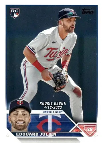 2023 Topps Update Series #US46 Edouard Julien NM-MT Twins Rookie Debut ID:67639 - Baseball Card Single