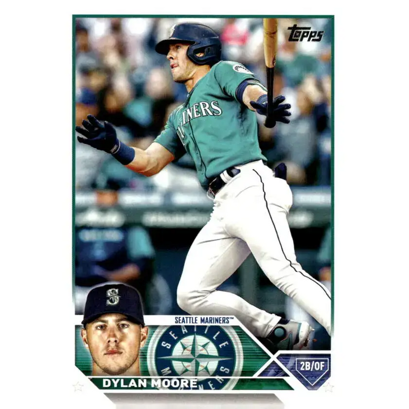 2023 Topps Update Series #US47 Dylan Moore NM-MT Seattle Mariners Baseball Card - Baseball Card Single