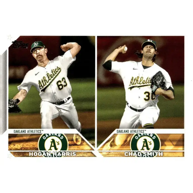 2023 Topps Update Series #US49 Hogan Harris/Chad Smith NM-MT RC Rookie Athletics Baseball Card - Baseball Card Single