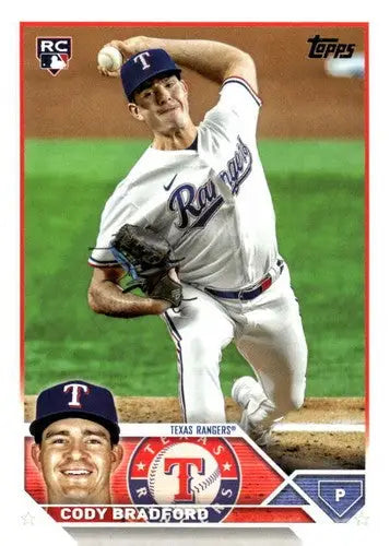2023 Topps Update Series Cody Bradford rookie baseball card with original gloss NM Near Mint