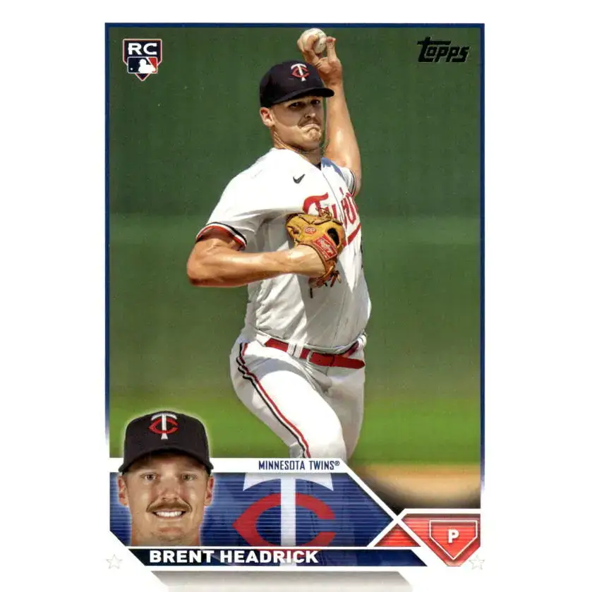 2023 Topps Update Series #US54 Brent Headrick NM-MT RC Rookie Minnesota Twins Baseball Card - Baseball Card