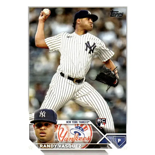 2023 Topps Update Series #US56 Randy Vasquez NM-MT RC Rookie New York Yankees Baseball Card - Baseball Card Single
