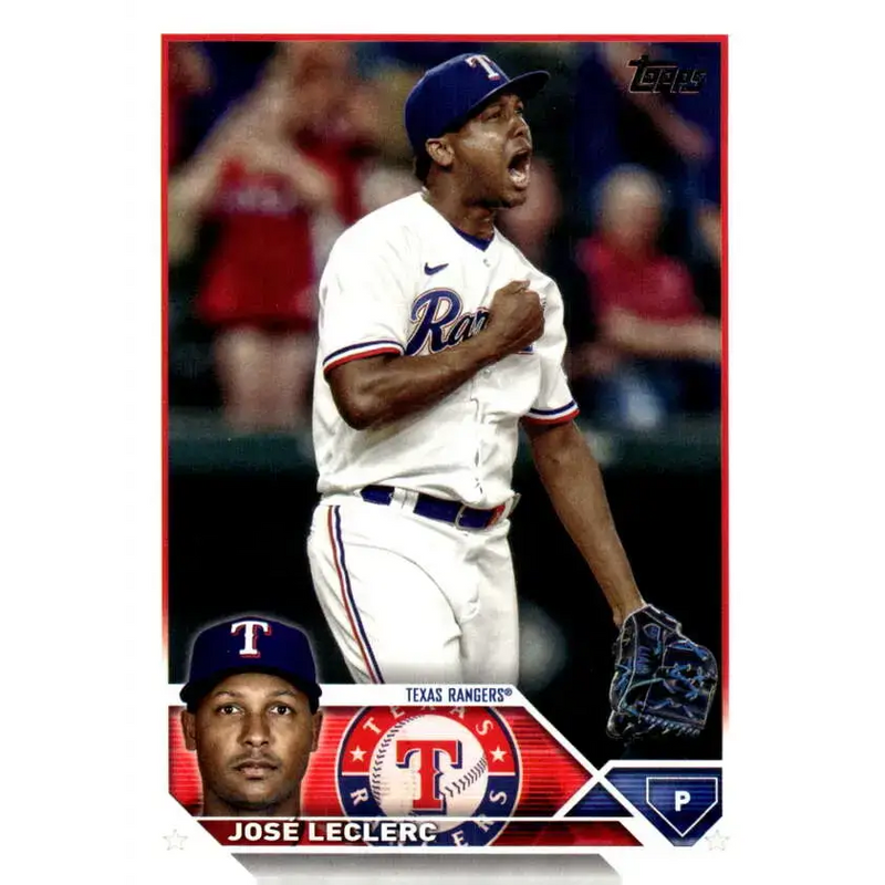 2023 Topps Update Series #US59 Jose Leclerc NM-MT Texas Rangers Baseball Card - Baseball Card Single