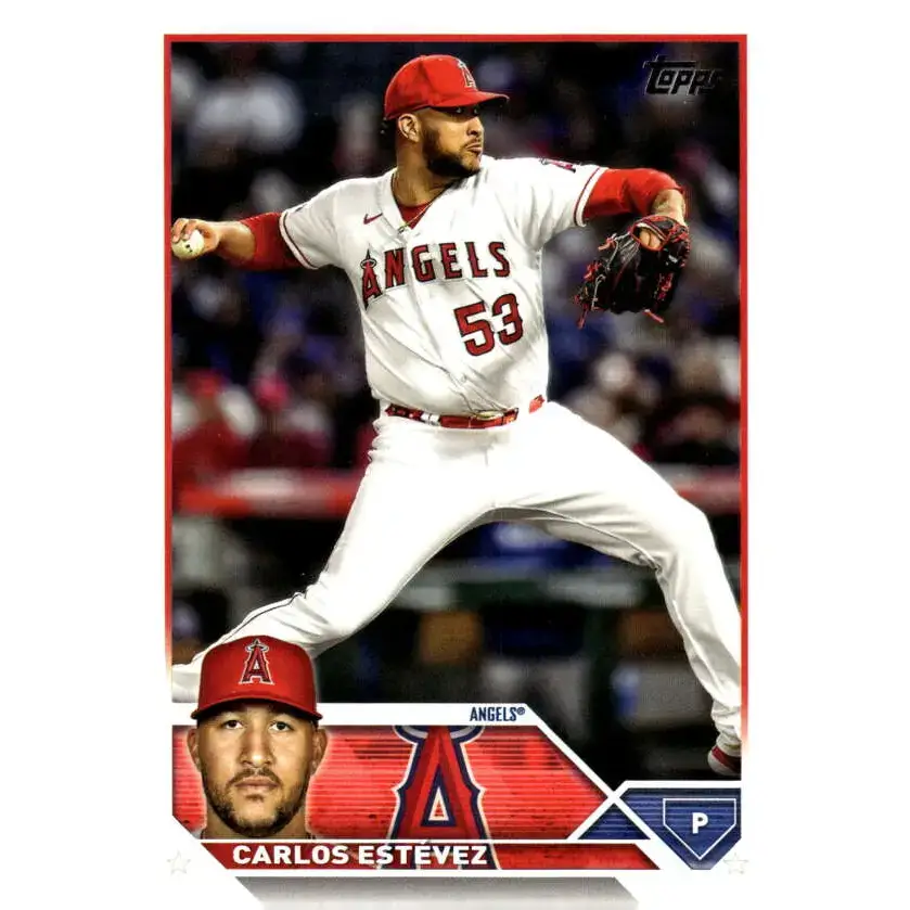2023 Topps Update Series #US63 Carlos Estevez NM-MT Los Angeles Angels Baseball Card - Baseball Card