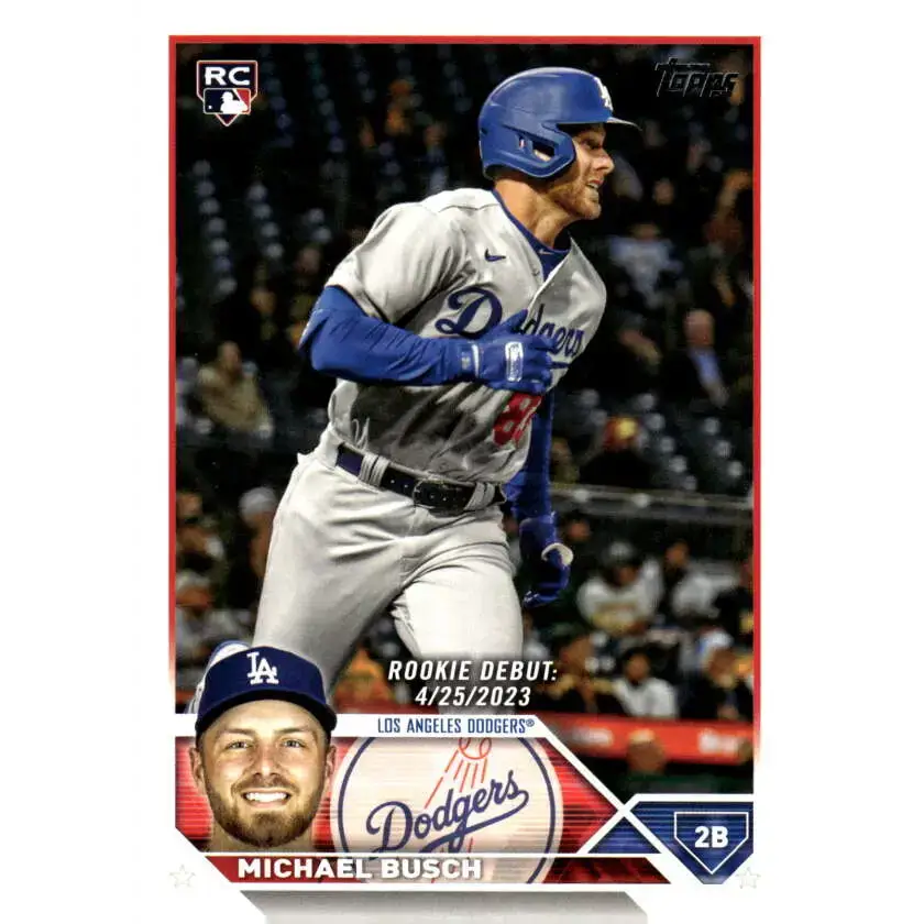 2023 Topps Update Series #US66 Michael Busch NM-MT Los Angeles Dodgers Baseball Card - Baseball Card