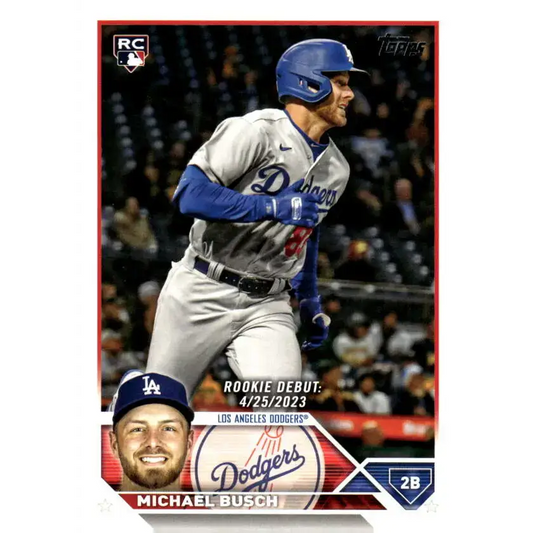 2023 Topps Update Series #US66 Michael Busch NM-MT Los Angeles Dodgers Baseball Card - Baseball Card