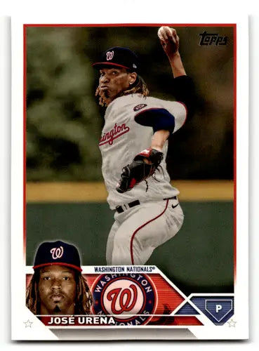 2023 Topps Update Series US68 Jose Urena baseball card near mint Nationals ID:63498
