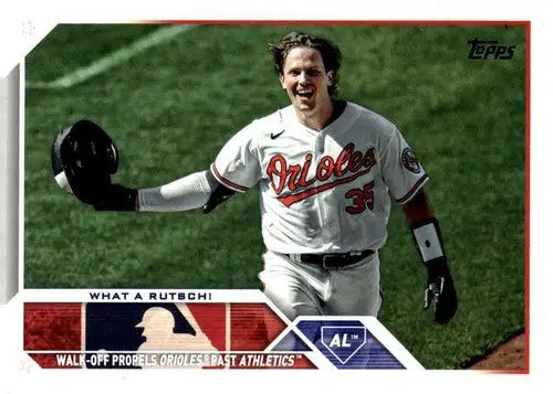 2023 Topps Update Series #US7 Adley Rutschman NM-MT Orioles Season High ID:67629 - Baseball Card Single