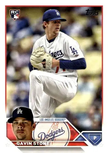 2023 Topps Update Series #US70 Gavin Stone NM-MT RC Rookie Dodgers ID:67033 - Baseball Card Single