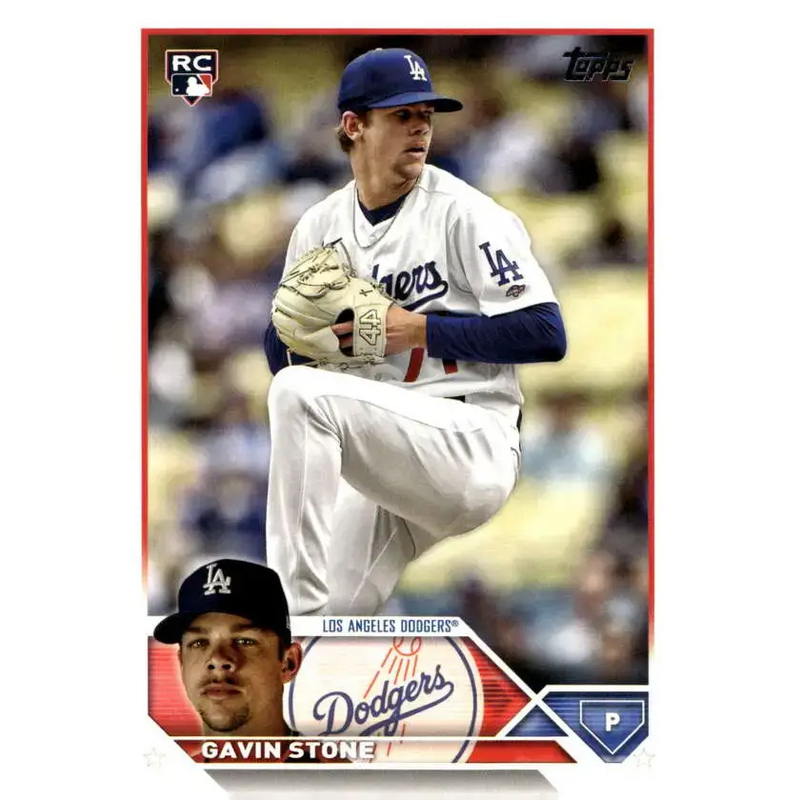 2023 Topps Update Series #US70 Gavin Stone NM-MT RC Rookie Los Angeles Dodgers Baseball Card - Baseball Card Single