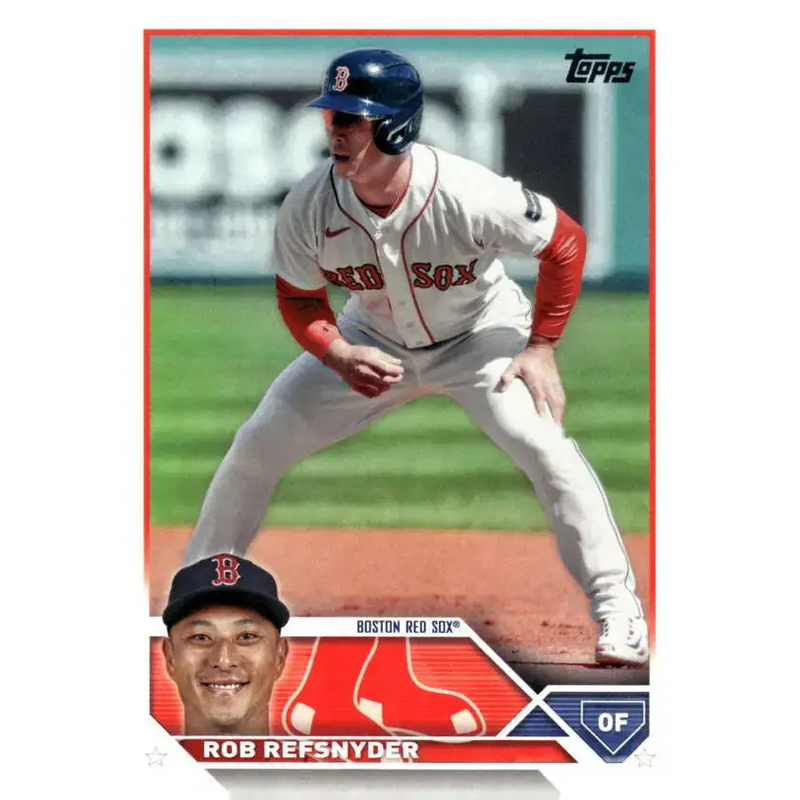 2023 Topps Update Series #US71 Rob Refsnyder NM-MT Boston Red Sox Baseball Card - Baseball Card Single