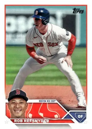 2023 Topps Update Series #US71 Rob Refsnyder NM Near Mint Red Sox ID:64505 - Baseball Card Single