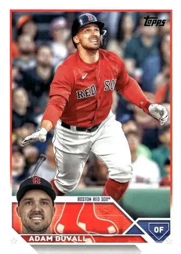 Original gloss 2023 Topps Update Series US72 Adam Duvall mint Red Sox baseball card