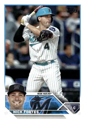 2023 Topps Update Series #US73 Nick Fortes NM-MT Marlins ID:63871 - Baseball Card Single