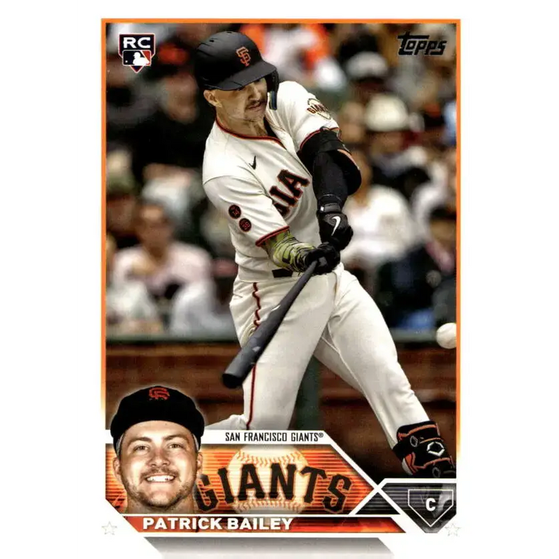 2023 Topps Update Series #US8 Patrick Bailey NM-MT RC Rookie San Francisco Giants Baseball Card - Baseball Card Single
