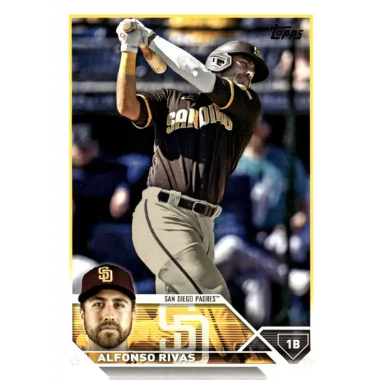2023 Topps Update Series #US80 Alfonso Rivas NM-MT San Diego Padres Baseball Card - Baseball Card