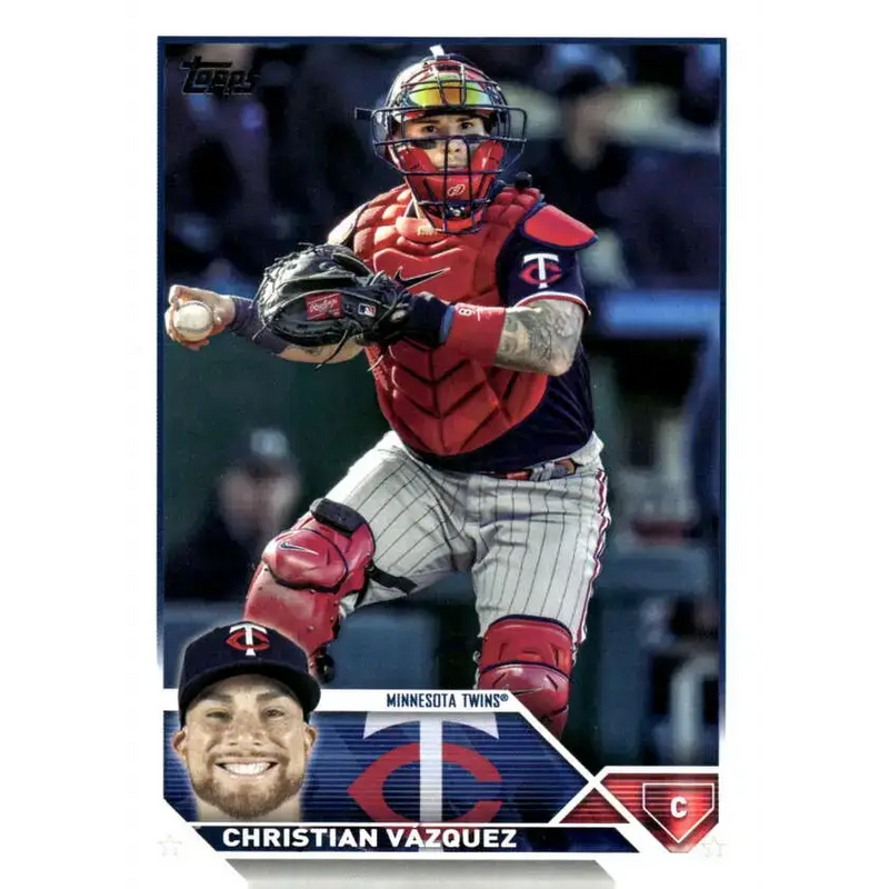 2023 Topps Update Series #US83 Christian Vazquez NM-MT Minnesota Twins Baseball Card - Baseball Card Single
