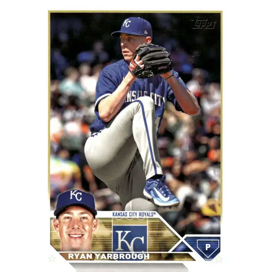 2023 Topps Update Series #US87 Ryan Yarbrough NM-MT Kansas City Royals Baseball Card - Baseball Card