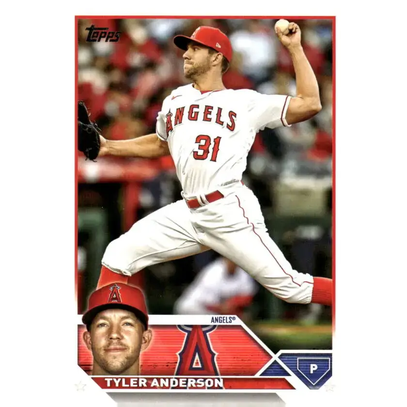 2023 Topps Update Series #US88 Tyler Anderson NM-MT Los Angeles Angels Baseball Card - Baseball Card Single