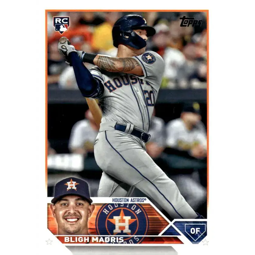 2023 Topps Update Series #US9 Bligh Madris NM-MT RC Rookie Houston Astros Baseball Card - Baseball Card