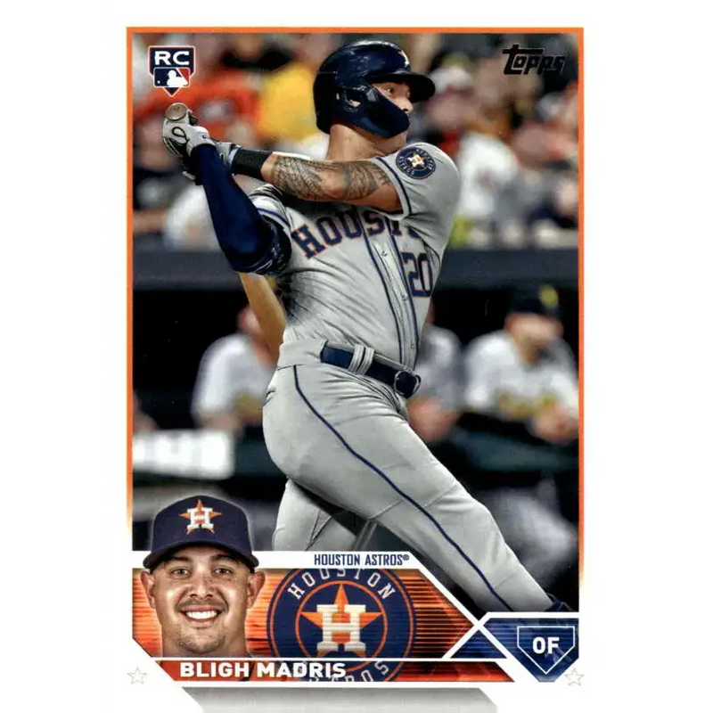 2023 Topps Update Series #US9 Bligh Madris NM-MT RC Rookie Houston Astros Baseball Card - Baseball Card Single