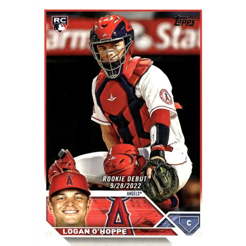 2023 Topps Update Series #US93 Logan O’Hoppe NM-MT Los Angeles Angels Baseball Card - Baseball Card Single