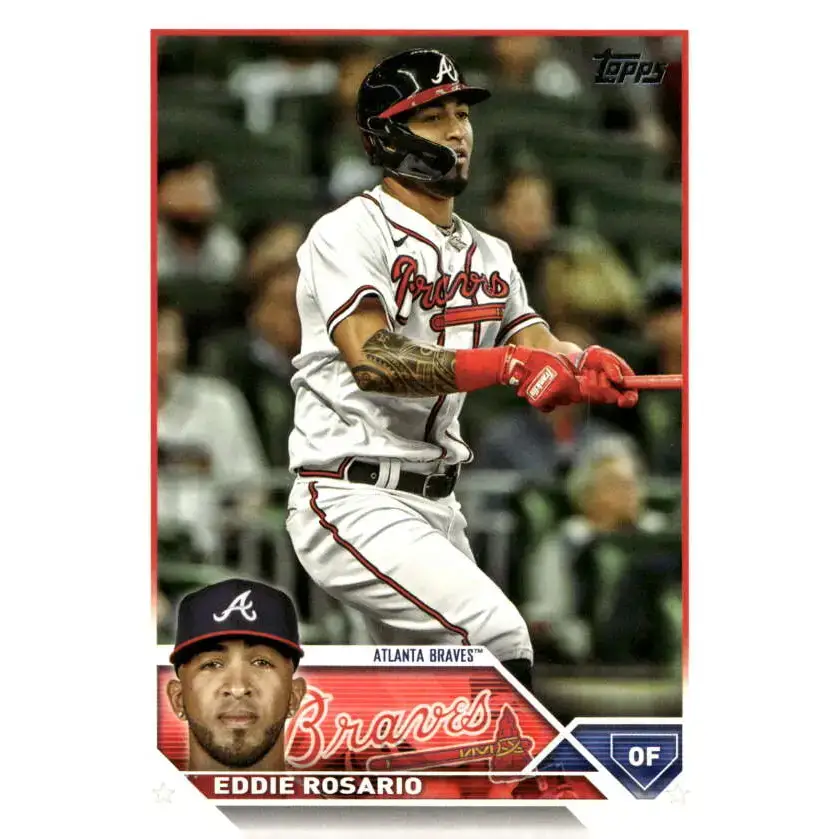2023 Topps Update Series #US95 Eddie Rosario NM-MT Atlanta Braves Baseball Card - Trading Cards