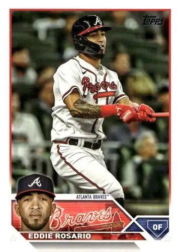 2023 Topps Update Series #US95 Eddie Rosario NM-MT Braves ID:67648 - Baseball Card Single