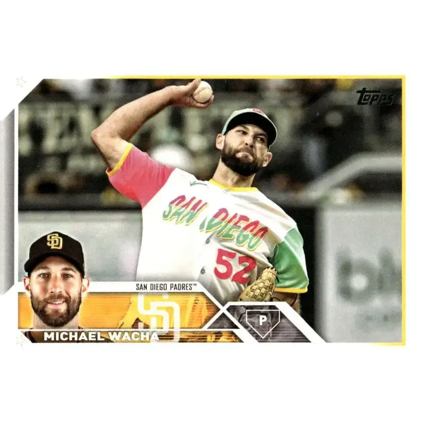 2023 Topps Update Series #US96 Michael Wacha NM-MT San Diego Padres Baseball Card - Baseball Card
