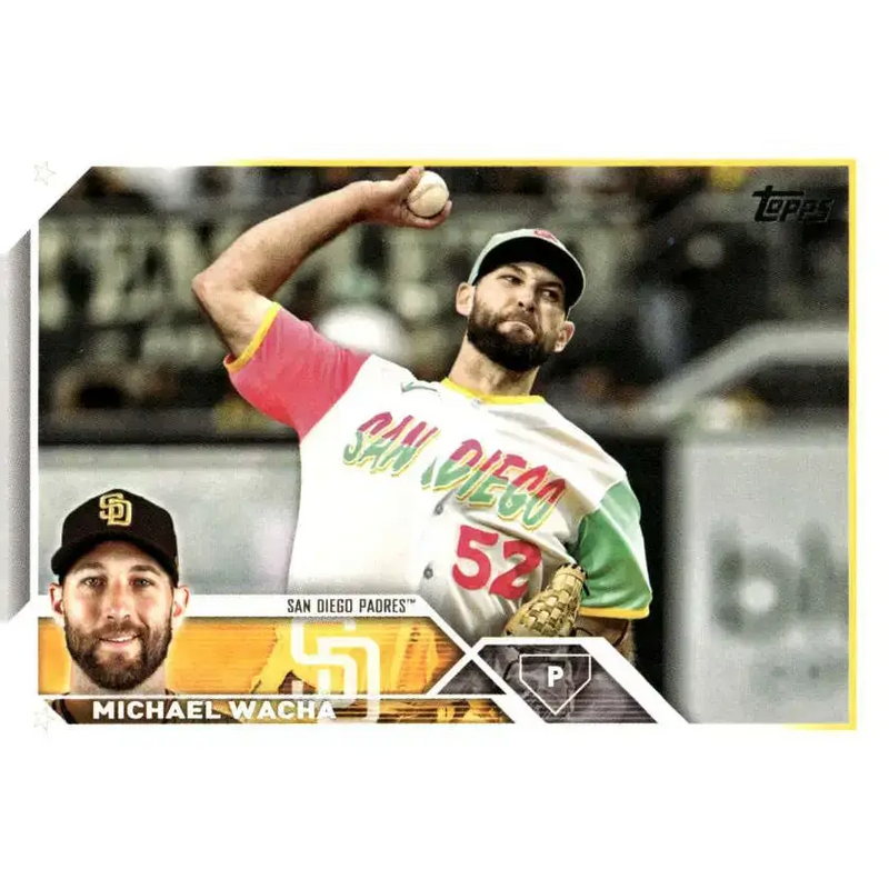 2023 Topps Update Series #US96 Michael Wacha NM-MT San Diego Padres Baseball Card - Baseball Card Single