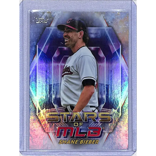 2023 Topps Update Stars of MLB #SMLB-70 Shane Bieber NM-MT Cleveland Guardians - Baseball Card Single
