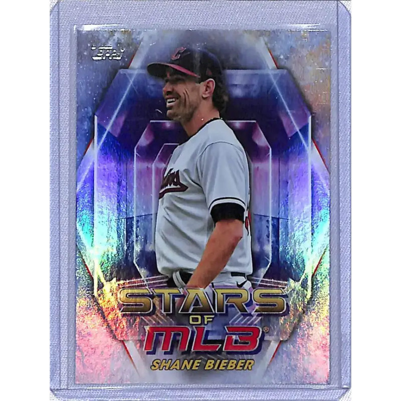 2023 Topps Update Stars of MLB #SMLB-70 Shane Bieber NM-MT Cleveland Guardians - Baseball Card Single