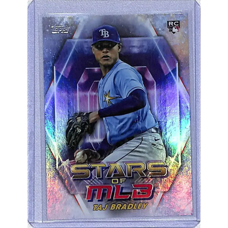 2023 Topps Update Stars of MLB #SMLB-89 Taj Bradley NM-MT RC Rookie Tampa Bay Rays - Baseball Card Single