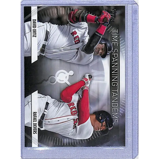 2023 Topps Update Time Spanning #TS-26 David Ortiz / Rafael Devers NM-MT Boston Red Sox - Baseball Card Single