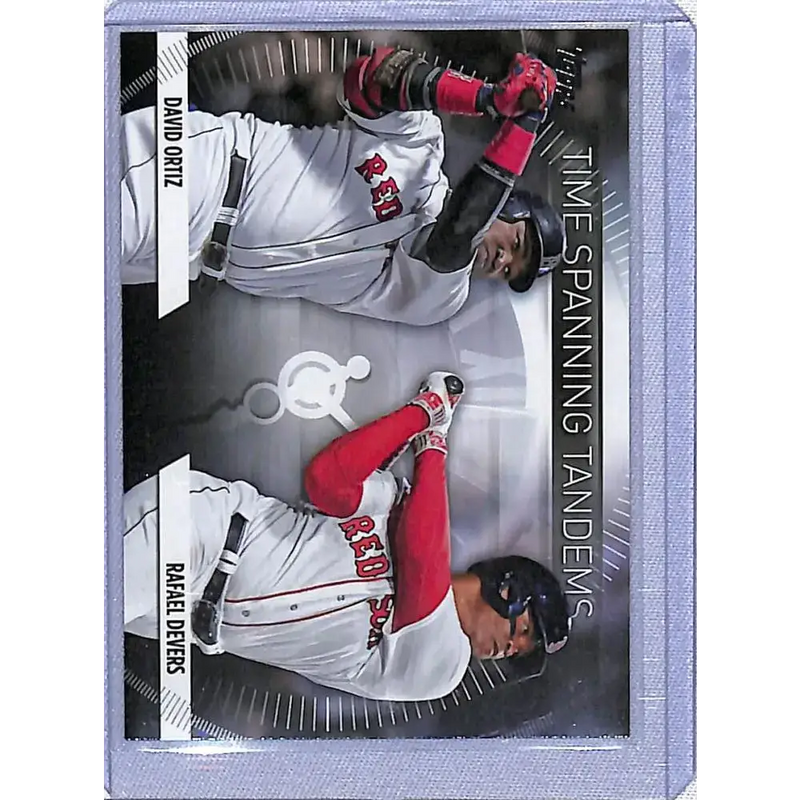 2023 Topps Update Time Spanning #TS-26 David Ortiz / Rafael Devers NM-MT Boston Red Sox - Baseball Card Single