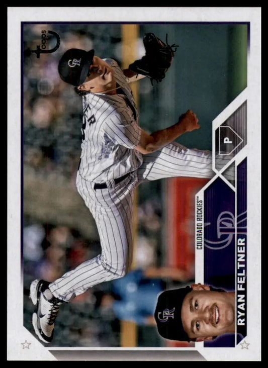 2023 Topps Update - Vintage Stock Ryan Feltner US84 /99 Colorado Rockies NM - Baseball Card Single