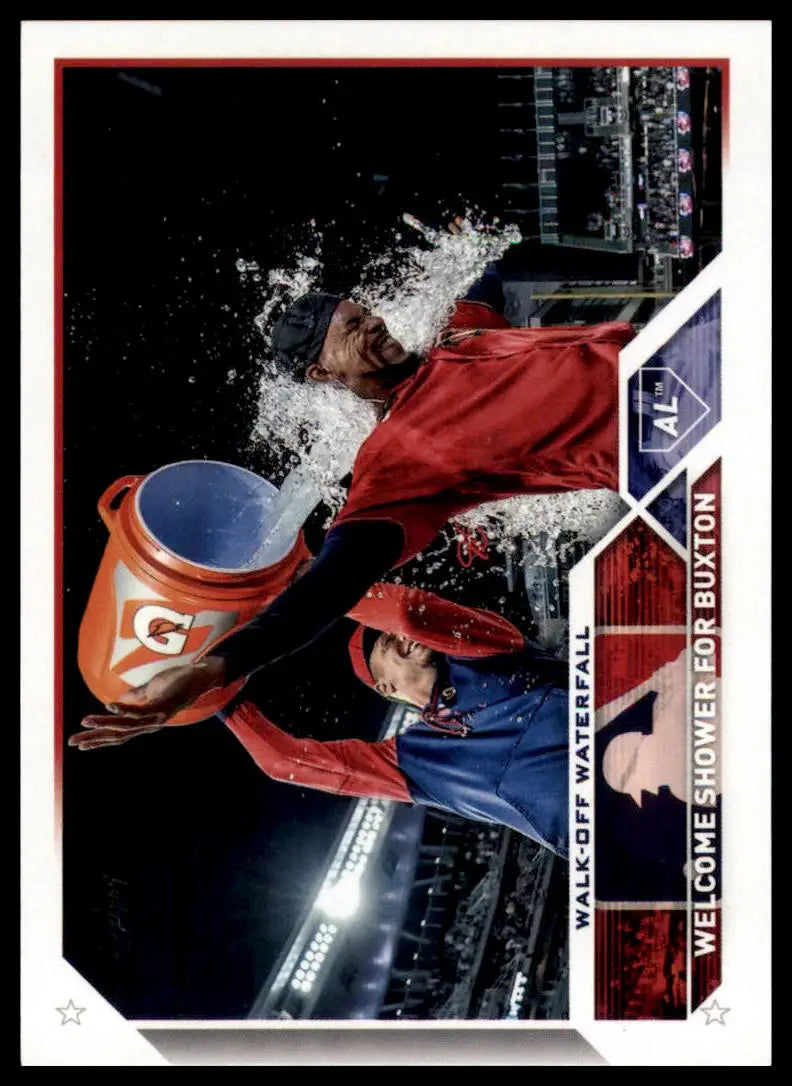 2023 Topps Walk-off Waterfall 326 Minnesota Twins Baseball NM - Baseball Card Single