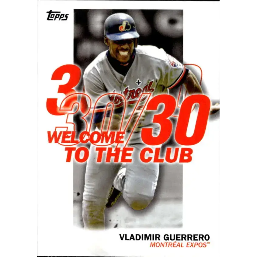 2023 Topps Welcome to the Club #WC-14 Vladimir Guerrero NM-MT Montreal Expos Baseball Card - Baseball Card Single