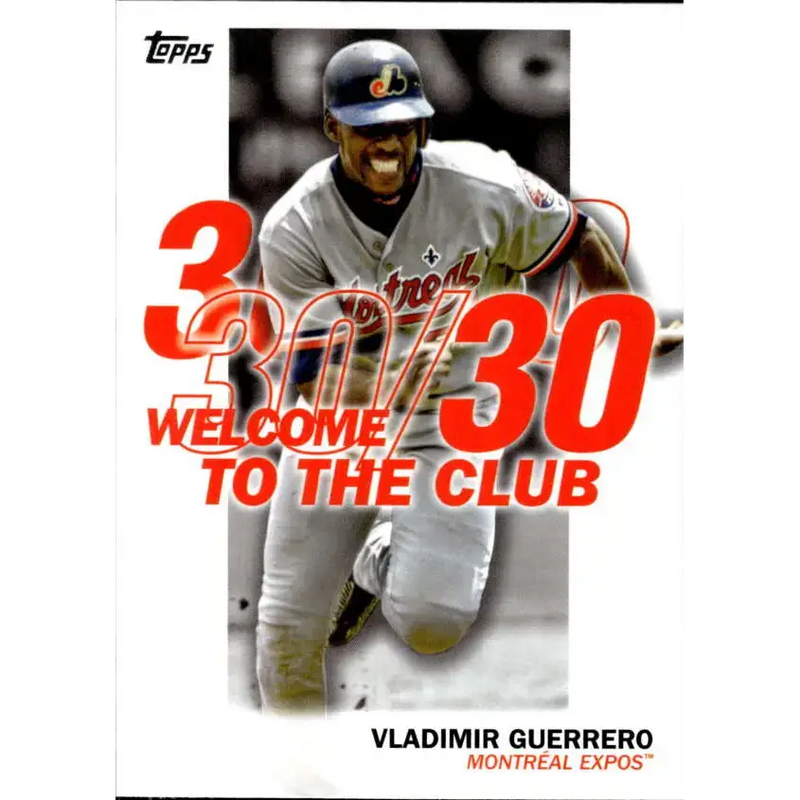 2023 Topps Welcome to the Club #WC-14 Vladimir Guerrero NM-MT Montreal Expos Baseball Card - Baseball Card Single