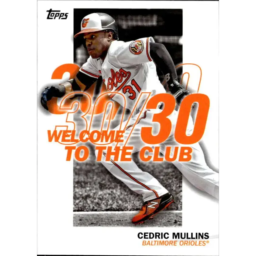 2023 Topps Welcome to the Club #WC-17 Cedric Mullins NM-MT Baltimore Orioles Baseball Card - Baseball Card Single