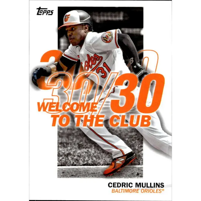 2023 Topps Welcome to the Club #WC-17 Cedric Mullins NM-MT Baltimore Orioles Baseball Card - Baseball Card Single