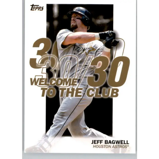 2023 Topps Welcome to the Club #WC-20 Jeff Bagwell NM-MT Houston Astros Baseball Card - Baseball Card Single