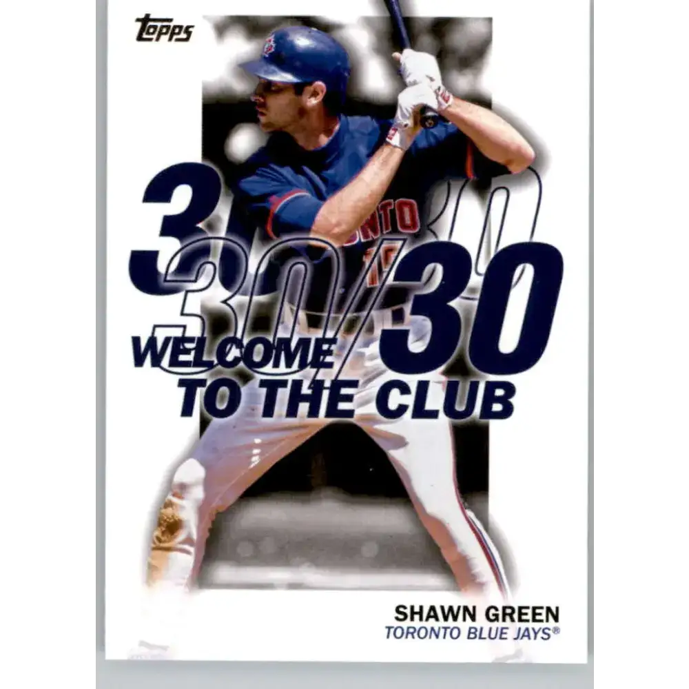 2023 Topps Welcome to the Club #WC-21 Shawn Green NM-MT Toronto Blue Jays Baseball Card - Baseball Card Single
