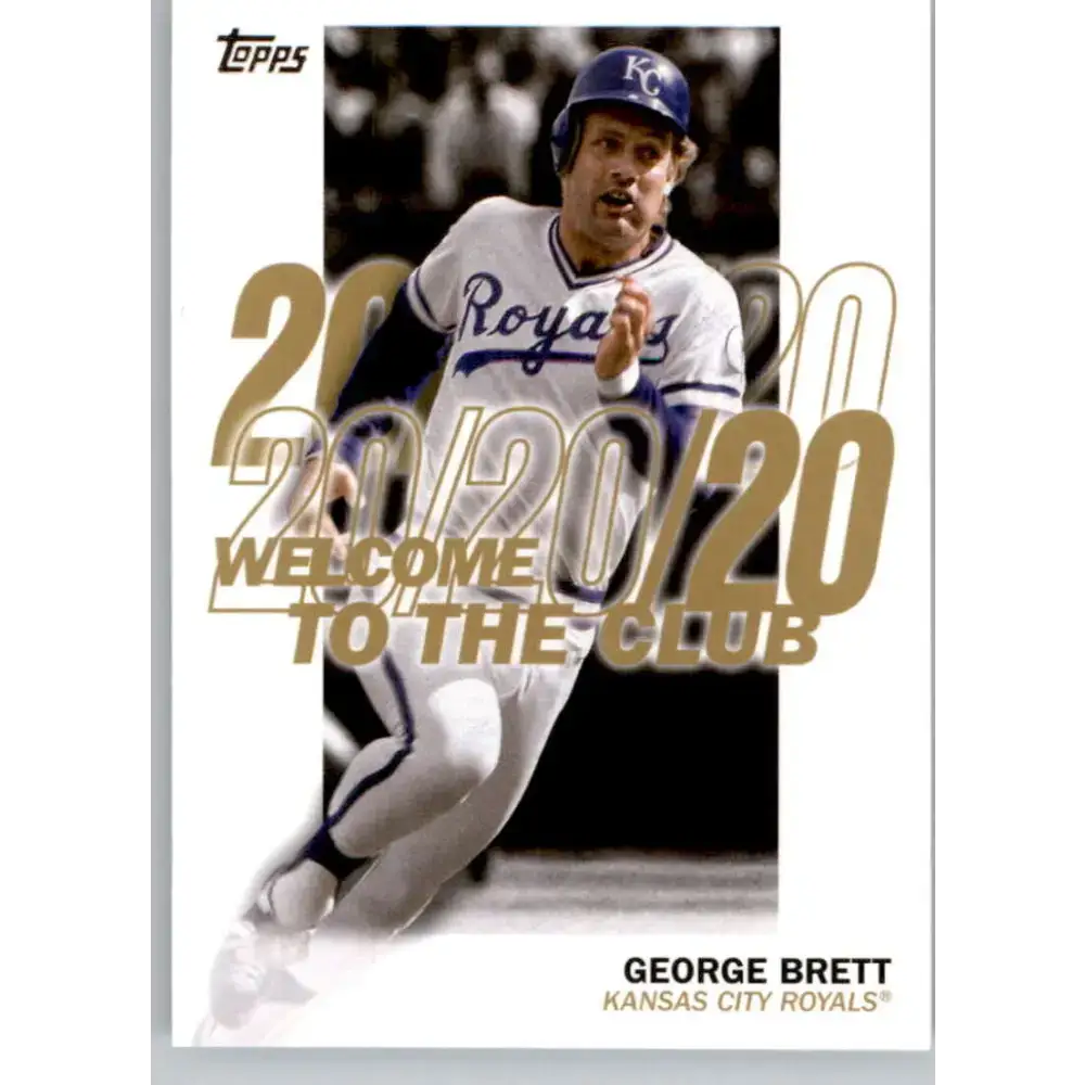 2023 Topps Welcome to the Club #WC-22 George Brett NM-MT Kansas City Royals Baseball Card - Baseball Card Single