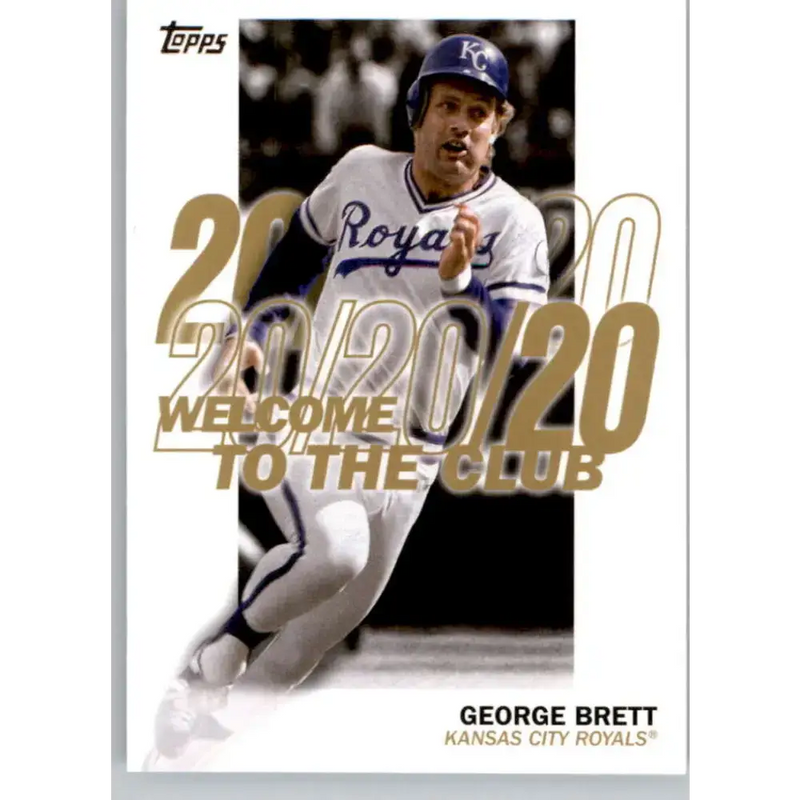 2023 Topps Welcome to the Club #WC-22 George Brett NM-MT Kansas City Royals Baseball Card - Baseball Card Single