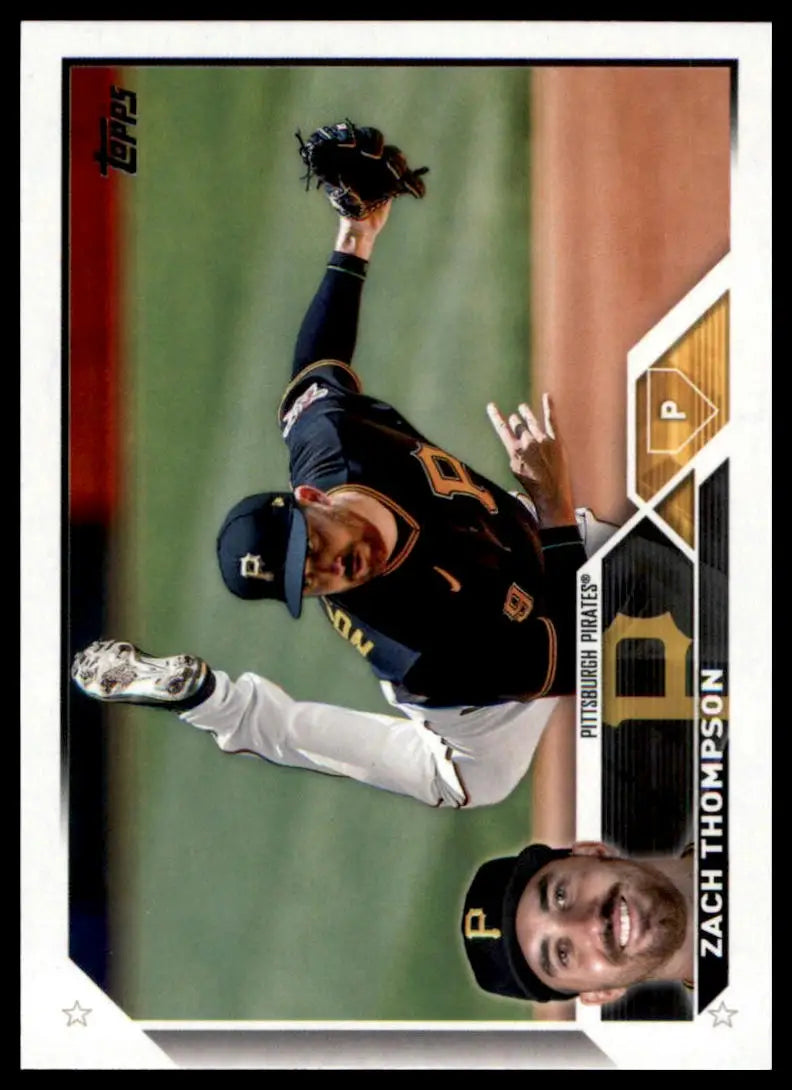 2023 Topps Zach Thompson 2 Pittsburgh Pirates Baseball NM - Baseball Card Single