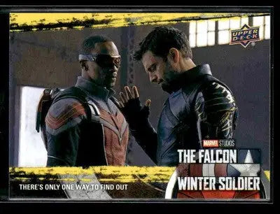 2023 UD Falcon and The Winter Soldier Only One Way To Find Out #16 Yellow - Marvel Card Single